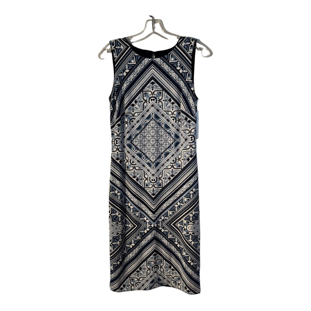 White House Black Market Midi Lined Dress Sleeveless Sz S